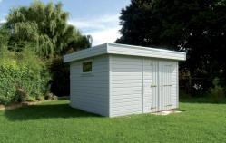 Abri de jardin toit plat