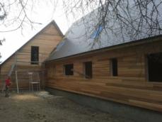 Construction maison en bois ossature bois construite en eure et loir dreux 1