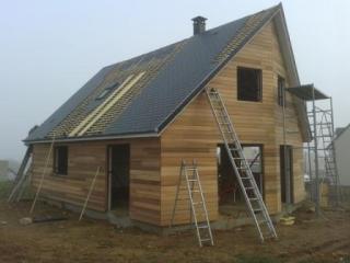 Elbeuf avancement des travaux de construction maison bois
