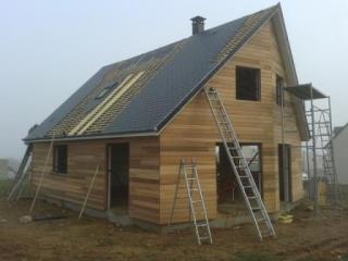 Elbeuf avancement des travaux de construction maison bois