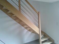 Escalier interieur realise sur mesure