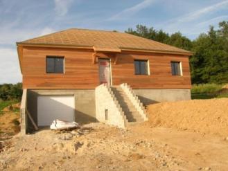 Maison en seine maritime construite en bois sur sous sol