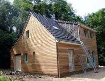 Maison ossature bois construite en Seine-maritime