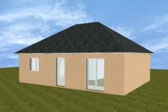 Pavillon plain pied 2 chambres