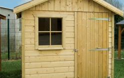 Petit abri de jardin en ossature bois