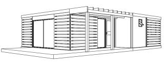 Plan 3d hll cottage 62m