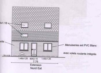 Plan de la facade