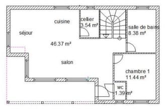 Plan habitation agatha rdc