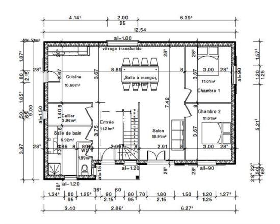 Plan rdc habitation val d oise