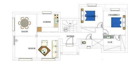 Plan rdc maison rouen