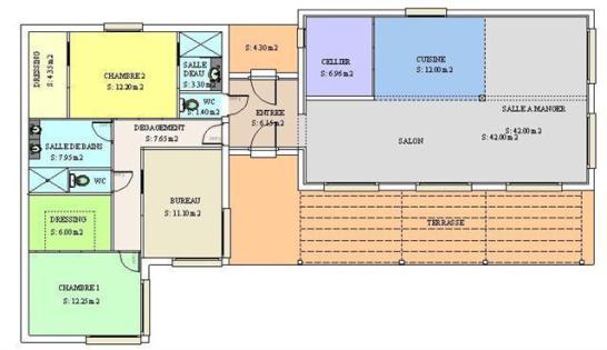 Plans interieur de maison urban metallica