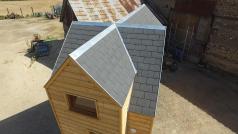 Toiture de tiny house ou Mini-maison sur roues