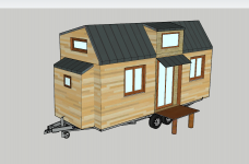 Vue 3D tiny house en avant projet