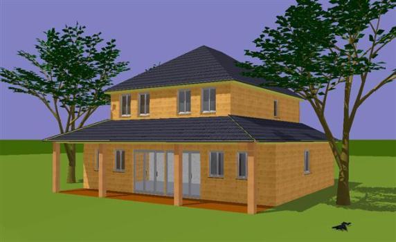 Vue 3d habitation modele chartres