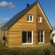 Maison construite en bois a Evreux en Normandie