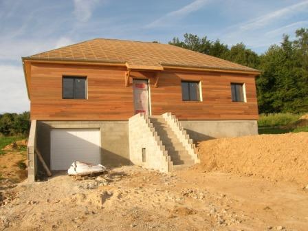 maison bois construite en Normandie