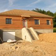 maison bois construite en Normandie