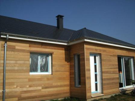 Maison construite en bois de plain pied