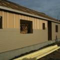 Chantier de construction d une maison en bois