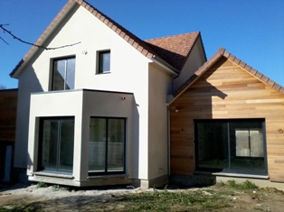 Maison en bois construite dans les yveline 78