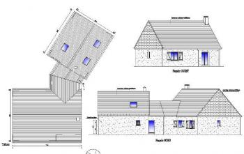 Plan des facades et toitures
