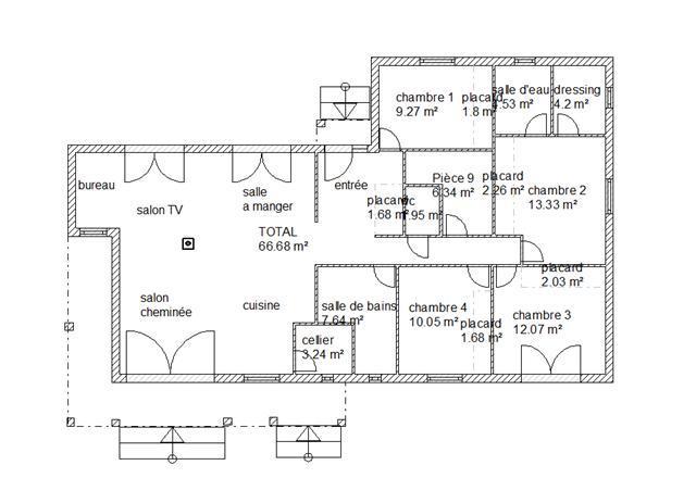plan de maison habitation