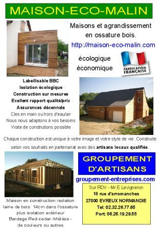 Qui est maison eco malin un constructeur de maisons ecologiques